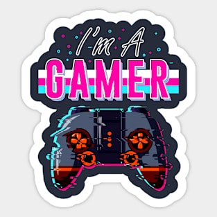 i am a gamer Sticker